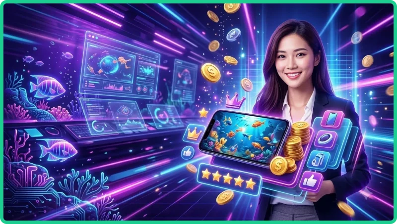 Game bắn cá 3D với đồ họa sống động và lối chơi hấp dẫn thu hút người chơi