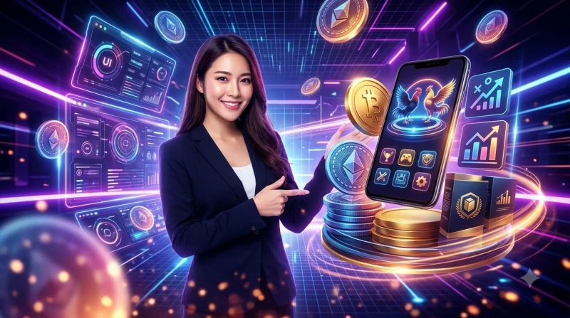 Sân đấu đá gà truyền thống với hai chiến kê đối đầu, không khí căng thẳng